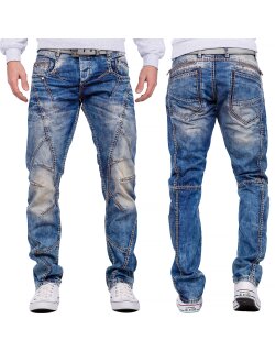 Cipo & Baxx regular fit Jeans Herren Stonewashed...