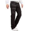 Kosmo Lupo Regular Fit Jeans Stonewashed  KM8002 Black W33/L32