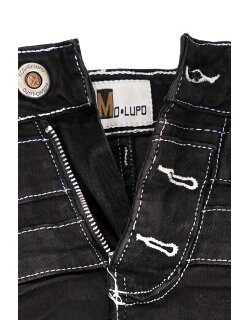 Kosmo Lupo Herren Jeans KM020-1 Schwarz W36/L34