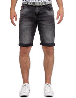 Cipo & Baxx regular fit Shorts Herren Stonewashed 21CB17 Dark Grey W34