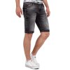 Cipo & Baxx regular fit Shorts Herren Stonewashed 21CB17 Dark Grey W34
