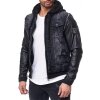 Cipo & Baxx regular fit Jacke Herren Denim  Black 4XL