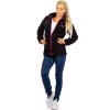 Reichstadt Regular Fit Fleecejacke Damen Kuschelige22RSW002 Black S