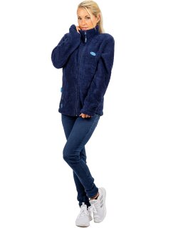 Reichstadt Regular Fit Fleecejacke Damen Kuschelige22RSW002 Navy S
