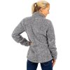 Reichstadt Regular Fit Fleecejacke Damen Kuschelige22RSW002 Granit M