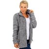 Reichstadt Regular Fit Fleecejacke Damen Kuschelige22RSW002 Granit L