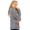 Reichstadt Regular Fit Fleecejacke Damen Kuschelige22RSW002 Granit L