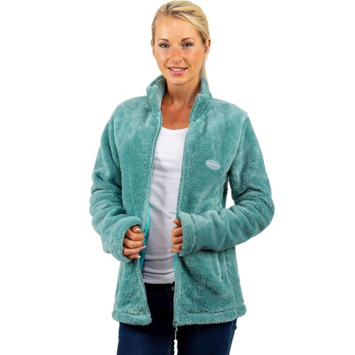Reichstadt Regular Fit Fleecejacke Damen Kuschelige22RSW002 Old Green XXL