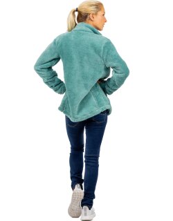 Reichstadt Regular Fit Fleecejacke Damen Kuschelige22RSW002 Old Green XXL