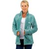 Reichstadt Regular Fit Fleecejacke Damen Kuschelige22RSW002 Old Green XXL