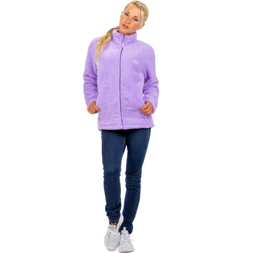 Reichstadt Regular Fit Fleecejacke Damen Kuschelige22RSW002 Purple L