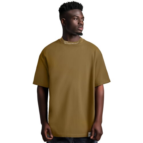 Reichstadt relaxed fit T-Shirt Herren  Khaki XL - 23RS041