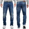 Cipo & Baxx regular fit Jeans Herren Stonewashed CD386 Blue W33/L32