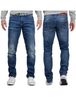 Cipo & Baxx regular fit Jeans Herren Stonewashed...