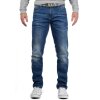 Cipo & Baxx regular fit Jeans Herren Stonewashed CD386 Blue W34/L34
