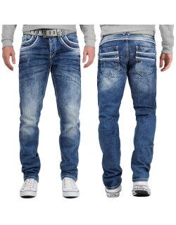 Cipo & Baxx Regular Fit Jeans Herren Stonewashed...