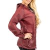 Geo Norway Damen Windbreaker Boat Lady Burgundy XL