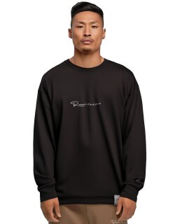 Reichstadt relaxed fit Pullover Herren  23RS042 Black L