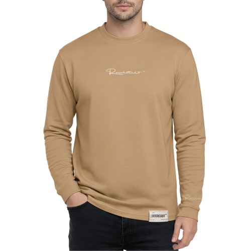 Reichstadt Oversized Langarm Shirt Herren  23RS042 Warm Brown L