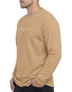 Reichstadt Oversized Langarm Shirt Herren  23RS042 Warm Brown L