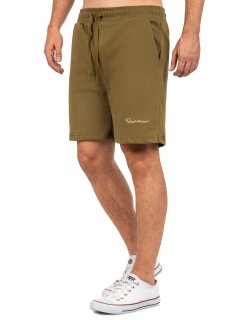 Reichstadt regular fit Shorts Herren Marken-Stick Khaki XL - 23RS043