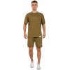 Reichstadt regular fit Shorts Herren Marken-Stick Khaki XL - 23RS043