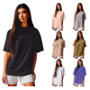 Reichstadt Oversized T-Shirt Damen Brand Stick   - 23RSW044