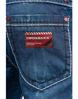 Cipo & Baxx Herren Jeans CD709 Blau W30/L32