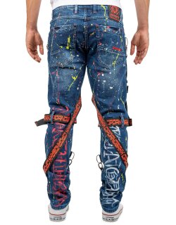 Cipo & Baxx Herren Jeans CD716 Blau W38/L32