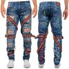 Cipo & Baxx Herren Jeans CD716 Blau W38/L32