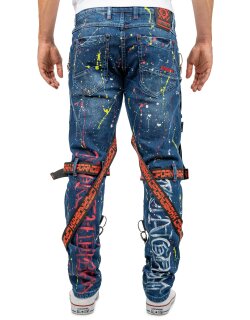 Cipo & Baxx Herren Jeans CD716 Blau W42/L32