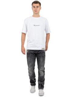 Cipo & Baxx straight fit Jeans Herren Stonewashed CD719 Black W40/L32