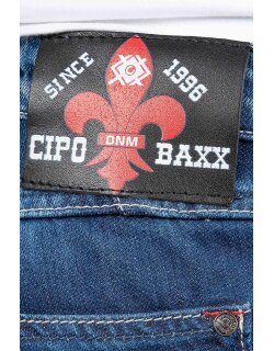 Cipo & Baxx regular fit Jeans Herren Stonewashed CD798 Blue