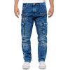 Cipo & Baxx regular fit Jeans Herren Stonewashed CD798 Blue
