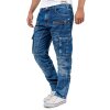 Cipo & Baxx regular fit Jeans Herren Stonewashed CD798 Blue
