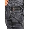 Cipo & Baxx straight fit Jeans Damen Stonewashed WD477 Black W30/L34