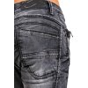 Cipo & Baxx straight fit Jeans Damen Stonewashed WD477 Black W30/L34