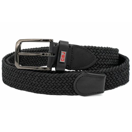 Cipo & Baxx Herren Gürtel CG188 Black 105cm x 3,7cm