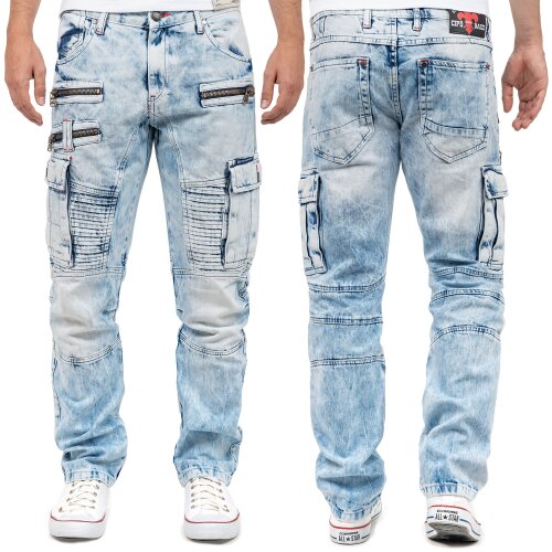 Cipo & Baxx Herren Jeans CD798 Iceblue W34/L34