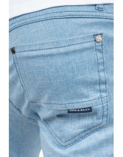 Cipo & Baxx Slim Fit Hose Herren Ohne Waschung  CD840 Blue W30/L32