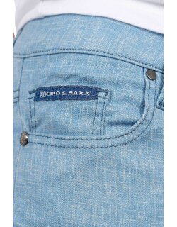 Cipo & Baxx Slim Fit Hose Herren Ohne Waschung  CD840 Blue W30/L32