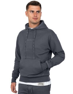 Reichstadt Regular Fit Hoodie Herren Marken-Stick 23RS034 Anthracite M