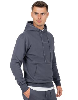 Reichstadt Regular Fit Hoodie Herren Marken-Stick 23RS034 Anthracite M