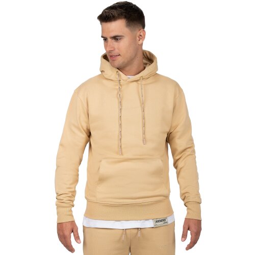 Reichstadt Regular Fit Hoodie Herren Marken-Stick 23RS034 Beige XL