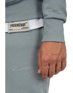 Reichstadt regular fit Hoodie Herren Marken-Stick 23RS034 Grey XXL