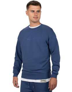 Reichstadt Regular Fit Pullover Logo-Stitching 23RS037 Dark Blue 5XL
