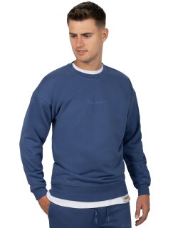 Reichstadt Regular Fit Pullover Logo-Stitching 23RS037 Dark Blue 5XL