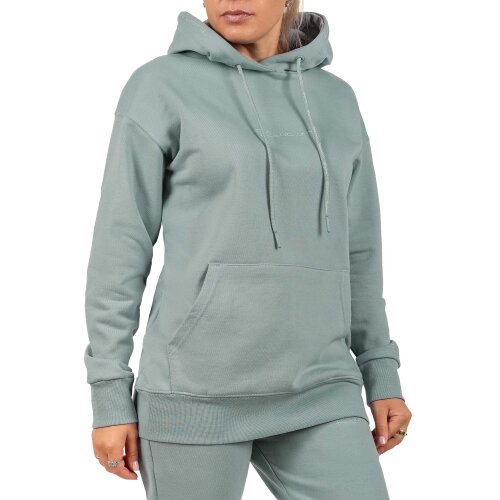 Reichstadt Relaxed Fit Hoodie Damen Marken-Stick 23RSW038 Grey L
