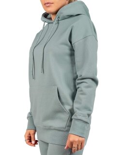 Reichstadt Relaxed Fit Hoodie Damen Marken-Stick 23RSW038 Grey L