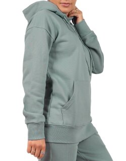 Reichstadt Relaxed Fit Hoodie Damen Marken-Stick 23RSW038 Grey L